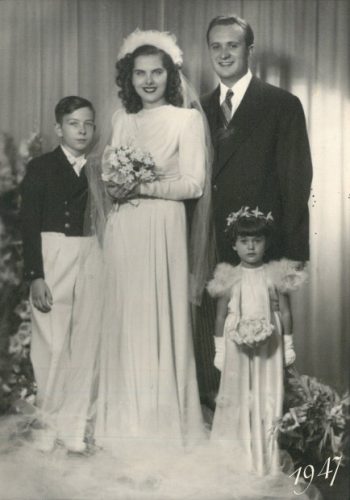Famiglia del sposi 1947