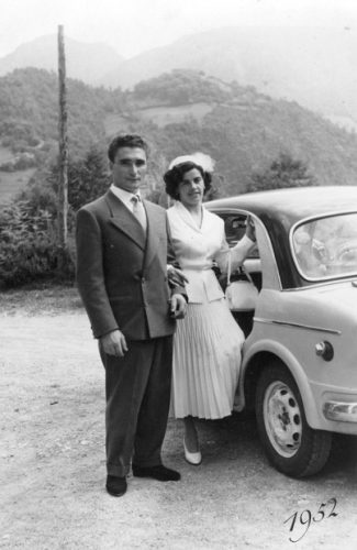 scarpe matrimonio sposa 1952