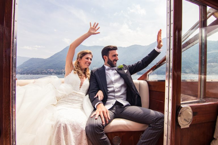 Foto sposi sul Lago di Como