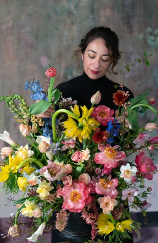 Floral designer Tulipina Kiana