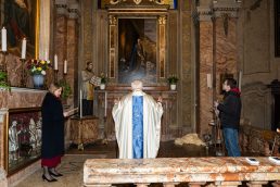 il dipinto Annunciazione di Barbara Badetti a Santa Maria al Carrobiolo